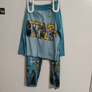 Star Wars Kids Pajama Set - Blue and Yellow